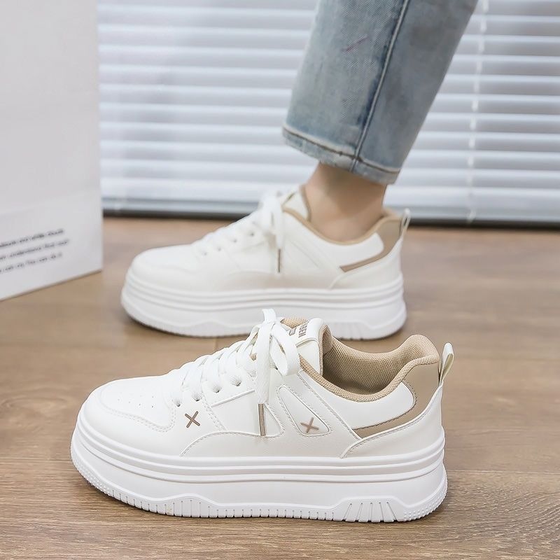 Women'S Shoes Back To School - Дышащие белые кроссовки для студентов к