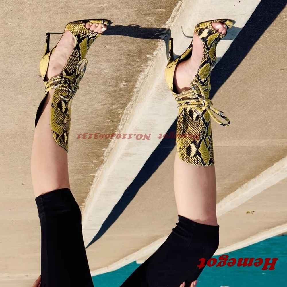 Желтые ботильоны-гладиаторы с  – обзор и цена Women'S Shoes Yellow