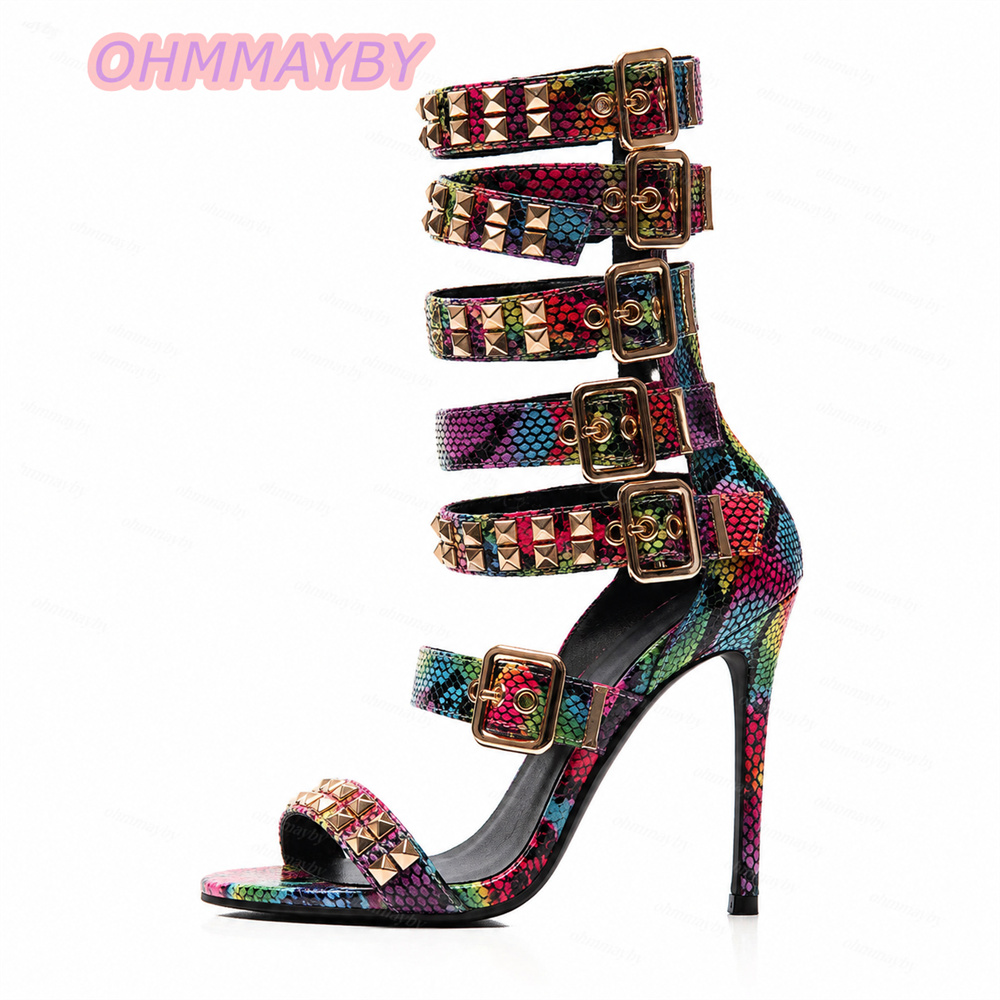 Женские разноцветные босоножки – обзор и цена Women Shoes Us To Eu