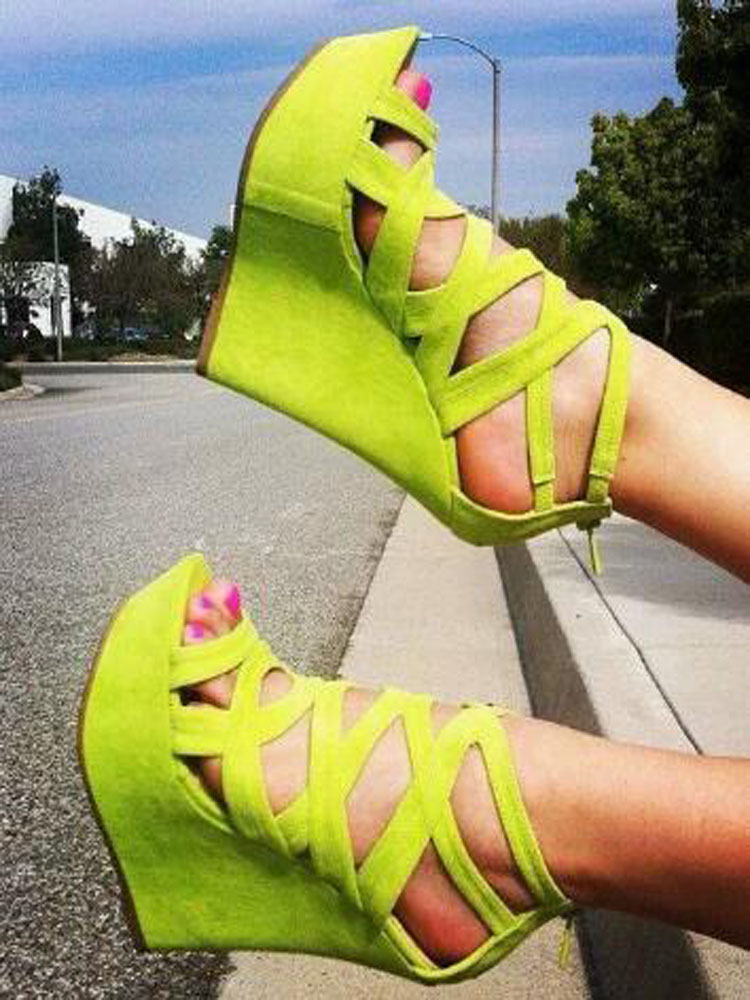 Ярко-желтые замшевые босоножки – обзор и цена Women'S Shoes Yellow