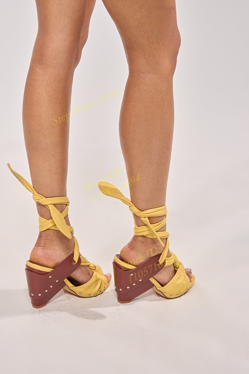Желтые босоножки из искусствен – обзор и цена Women'S Shoes Yellow