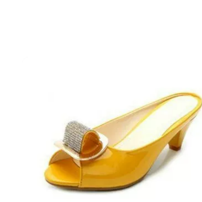 Женские летние мюли с открытым – обзор и цена Women'S Shoes Yellow